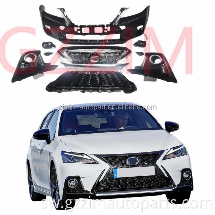 Mbele na nyuma bumper kuboresha Kit Kit Fit Uboreshaji kwa mseto wa mseto wa Mchezo wa Mchezo wa 2011-2022 LX CT